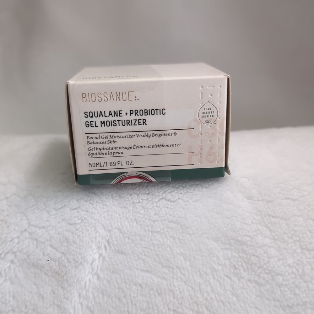 NEW! Biossance Squalane + Probiotic Gel Moisturizer: 1.69 oz / 50 mL